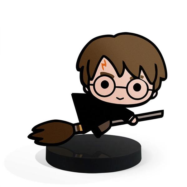 Imagem de Totem Pequeno Boneco Harry Potter 7cm + Base