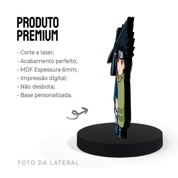 Totem Pequeno Boneco Naruto Sasuke Uchiha 7cm + Base - ShopC Imagem de Totem Pequeno Boneco Naruto Sasuke Uchiha 7cm + Base