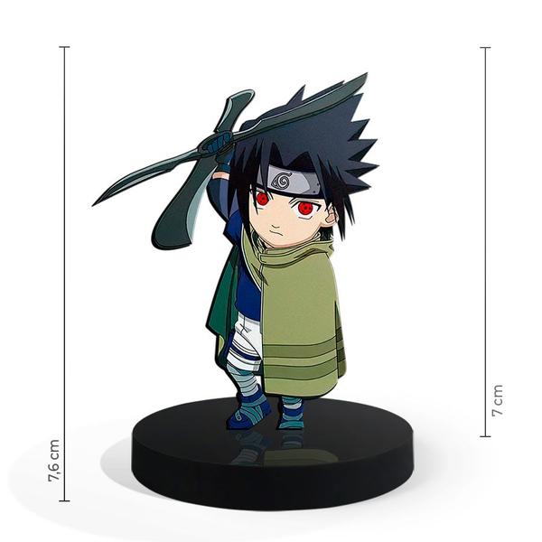 Totem Pequeno Boneco Naruto Sasuke Uchiha 7cm + Base - ShopC Imagem de Totem Pequeno Boneco Naruto Sasuke Uchiha 7cm + Base