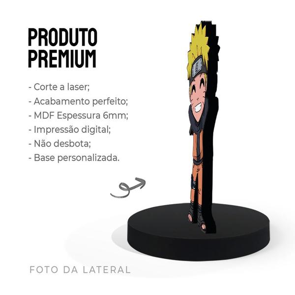 Imagem de Totem Pequeno Boneco Naruto Uzumaki 7cm + Base