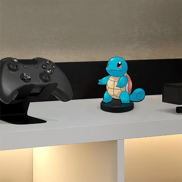 Imagem de Totem Pequeno Boneco Pokémon Squirtle 7cm + Base