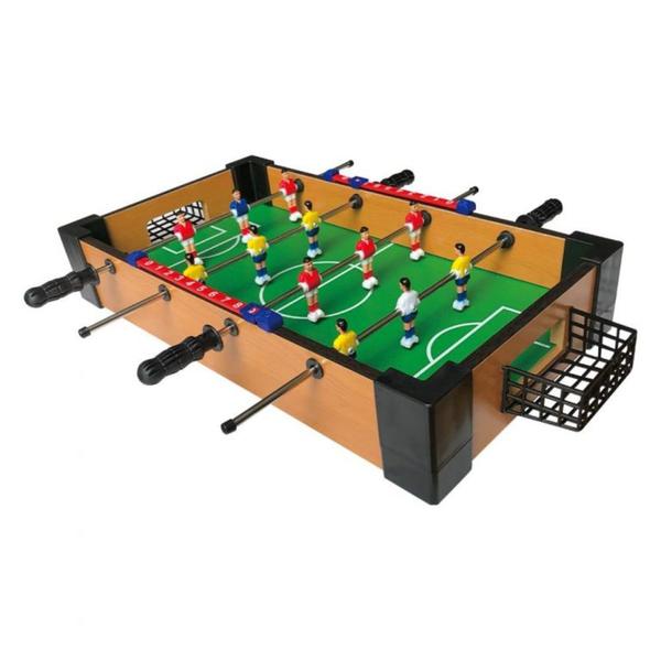 Imagem de Totó Super Craque Junior Pebolim Mesa de Futebol Portátil Infantil Kids DM Toys DMT5751