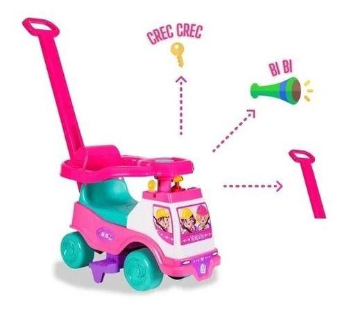 Imagem de Totoka Menina Carrinho De Passeio Infantil Motoca Triciclo