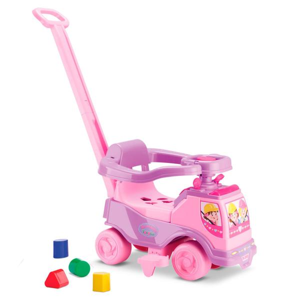 Totoka Plus Com Som Carrinho Rosa Infantil Triciclo Andador - Cardoso Toys Imagem de Totoka Plus Com Som Carrinho Rosa Infantil Triciclo Andador