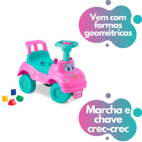 Imagem de Totokinha Criança Carrinho Brinquedo Passeio Coordenação Motora Educativo