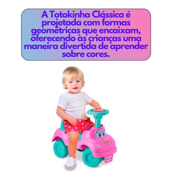 Imagem de Totokinha Criança Carrinho Brinquedo Passeio Coordenação Motora Educativo