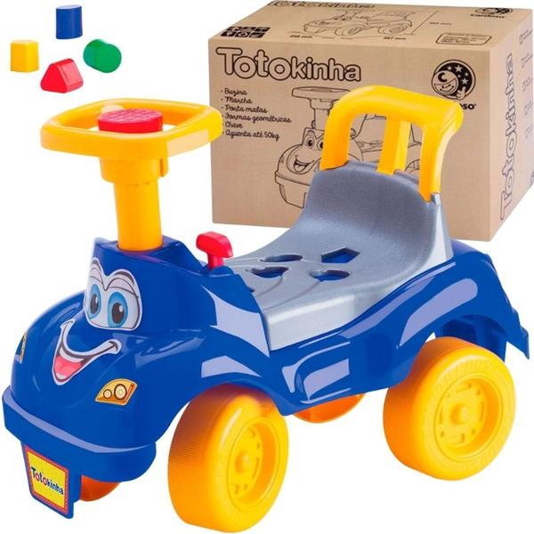 Totokinha Totoca Classica Azul Carrinho De Passeio Quadriciclo Infantil Cardoso - Cardoso Toys Imagem de Totokinha Totoca Classica Azul Carrinho De Passeio Quadriciclo Infantil Cardoso