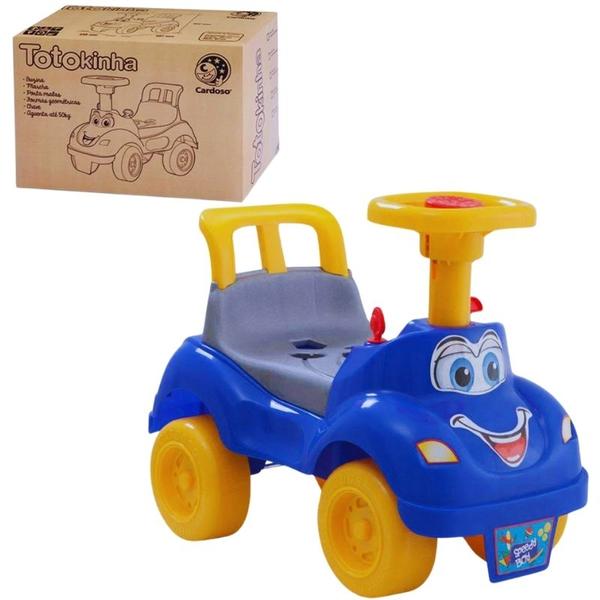 Totokinha Totoca Classica Azul Carrinho De Passeio Quadriciclo Infantil Cardoso - Cardoso Toys Imagem de Totokinha Totoca Classica Azul Carrinho De Passeio Quadriciclo Infantil Cardoso