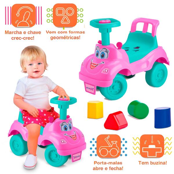 Imagem de Totokinha Triciclo Infantil Azul Brinquedo Peças de Encaixar - Cardoso Toys