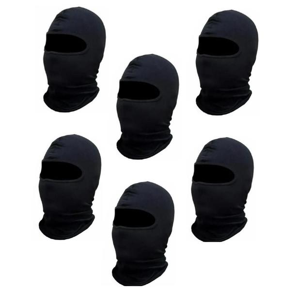 Imagem de Touca Capuz Balaclava Toca Ninja Moto Motoboy Frio - 6 Peças