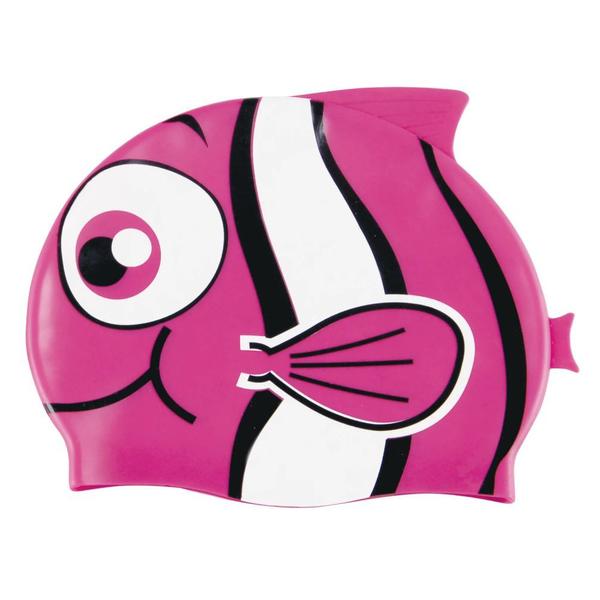 Imagem de Touca de Natacao Infantil Silicone Peixinho Rosa  Mor 