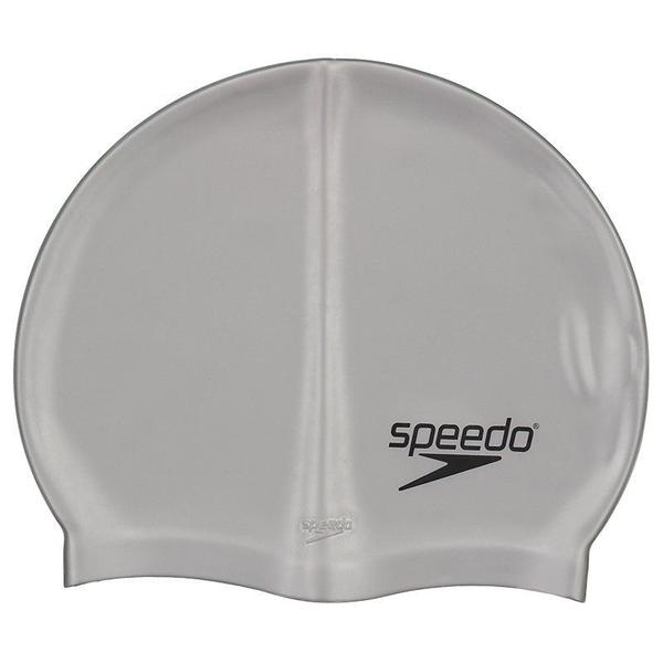 Imagem de Touca de Natação Speedo Silicone Lisa Cinza