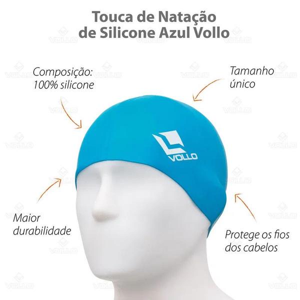 Imagem de Touca de natação Vollo 100% Silicone