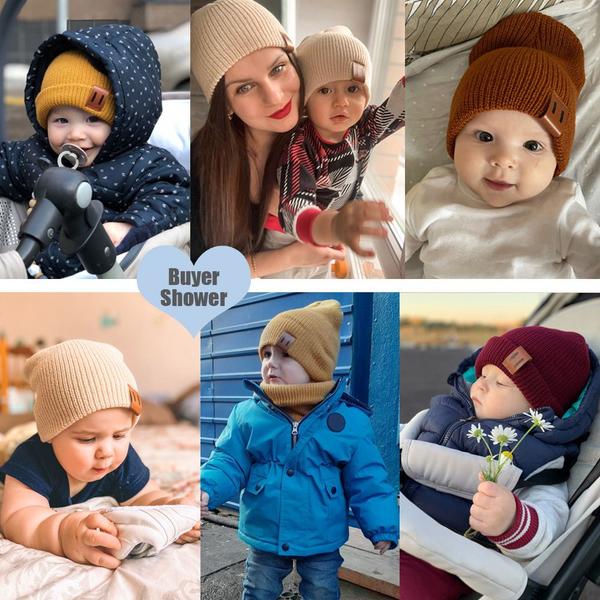 Imagem de Touca gorro infantil menino menina beanie rn bebê 0 a 5 anos