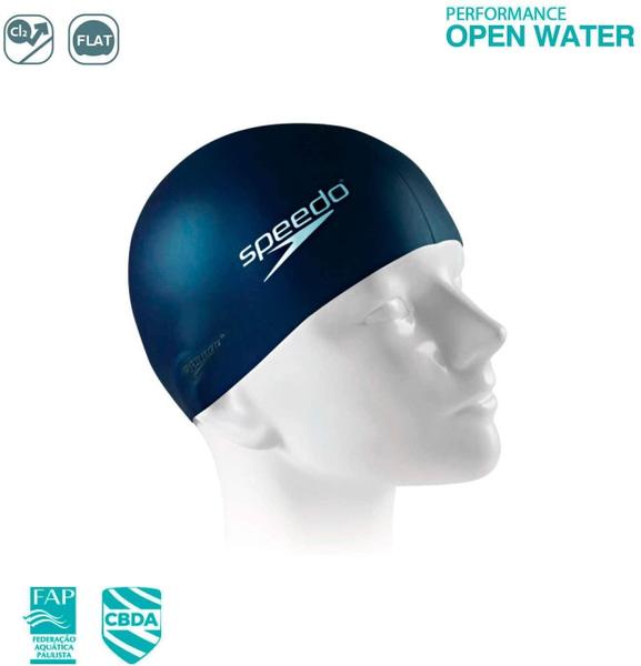 Imagem de Touca Natação Hidroginástica Adulto Flat Cap - Speedo