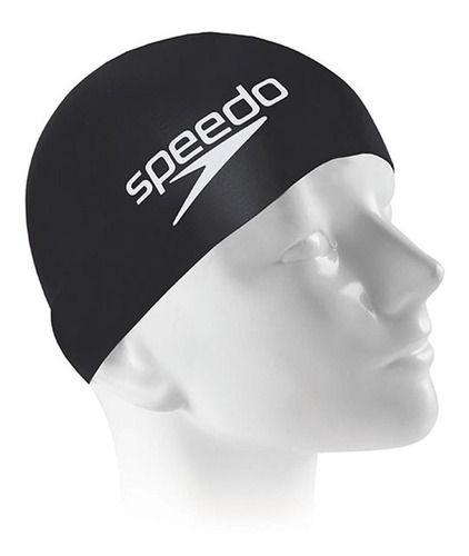 Imagem de Touca Natação Hidroginastica  Speedo Big Swim Cap Cabelos Volumosos Silicone