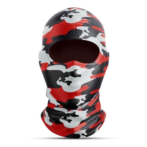 Imagem de Touca Ninja Balaclava Máscara Motoboy Proteção Térmica UV Camuflada Paintball Bope Exército