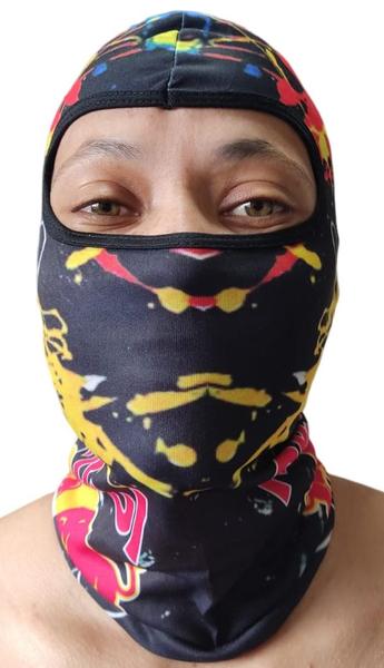 Imagem de Touca Ninja Balaclava Motociclista Proteção Frio Uv Red Bull