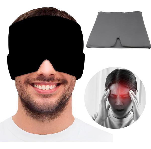 Touca Térmica Máscara Ajustável Para Enxaqueca Dor De Cabeça - ZEM Imagem de Touca Térmica Máscara Ajustável Para Enxaqueca Dor De Cabeça
