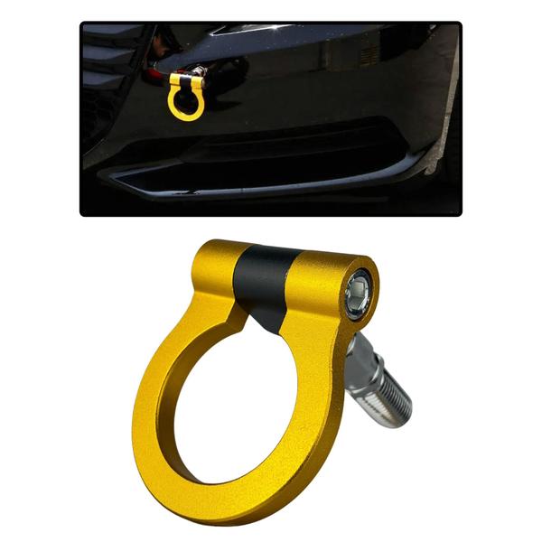 Imagem de Tow Hook Engate Reboque Carro Camionete Universal Amarelo