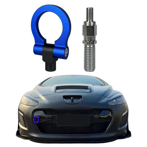 Imagem de Tow Hook Engate Reboque Carro Camionete Universal Azul