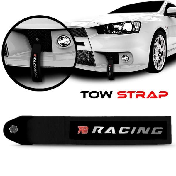 Imagem de Tow Strap Cinta Reboque Engate Preto