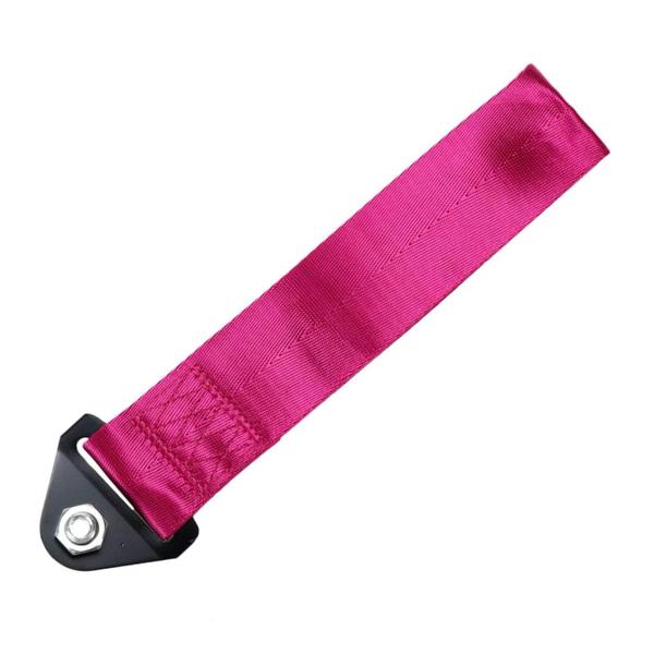 Tow Strap Fita Universal Cinta Para-Choque Rosa Estilo BR - Veon Imagem de Tow Strap Fita Universal Cinta Para-Choque Rosa Estilo BR
