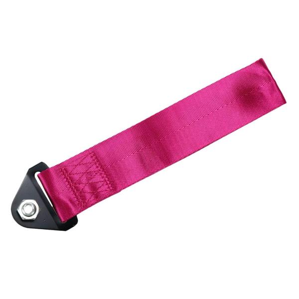 Tow Strap Fita Universal Cinta Para-Choque Rosa Estilo BR - Veon Imagem de Tow Strap Fita Universal Cinta Para-Choque Rosa Estilo BR