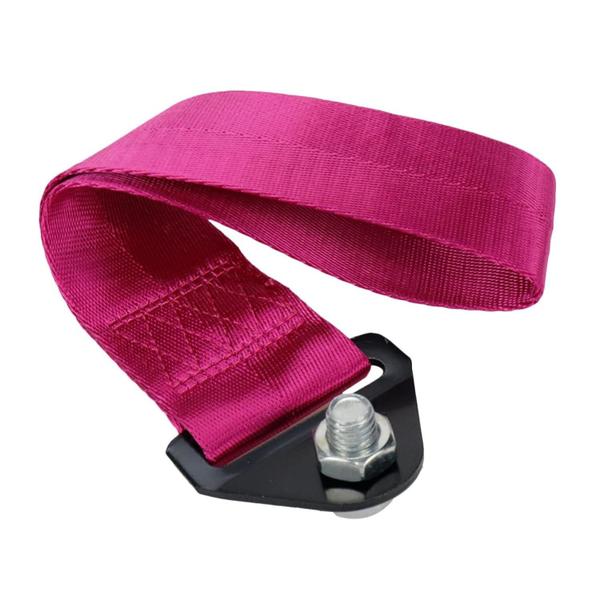 Imagem de Tow Strap Fita Universal Cinta Para-Choque Rosa Estilo BR