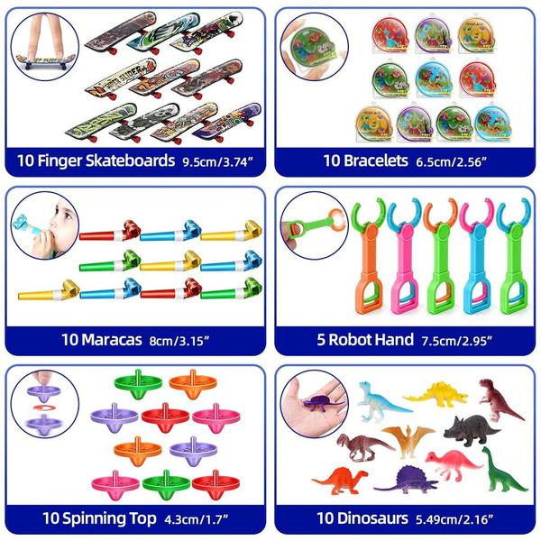 Imagem de Toy Amy & Benton, 200 peças de brinquedinhos para lembrancinhas infantis