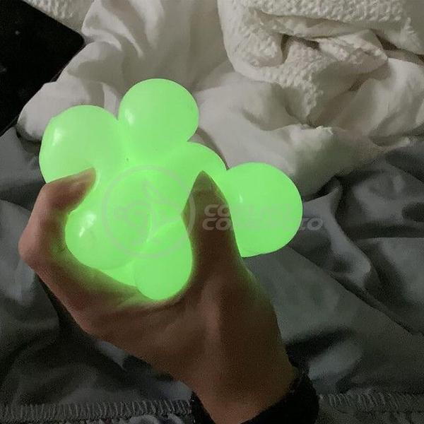 Imagem de Toy Bolinha Globble Anti Stress de Apertar do  Luminosa Fluorecente Gruda Teto e Parede