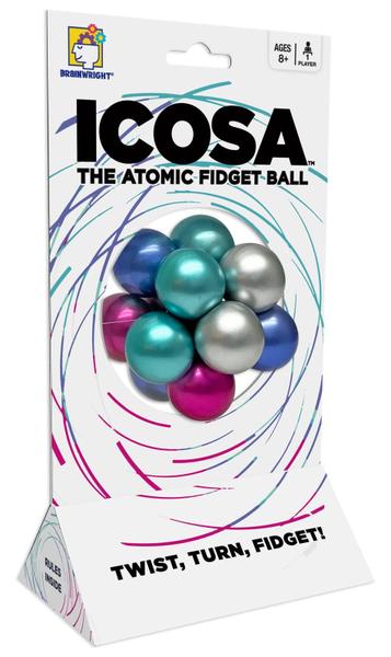 Imagem de Toy Brainwright Icosa Ice Atomic Fidget Ball Twist Turn