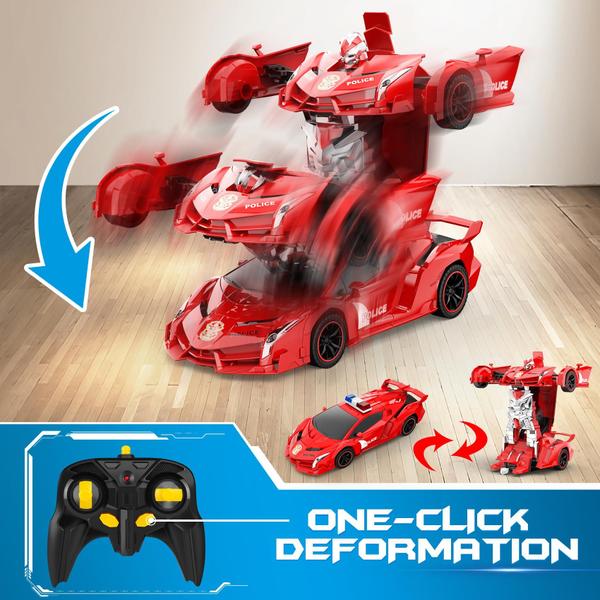 Imagem de Toy FDJ Transform Remote Control Car Robot 1:18 para crianças