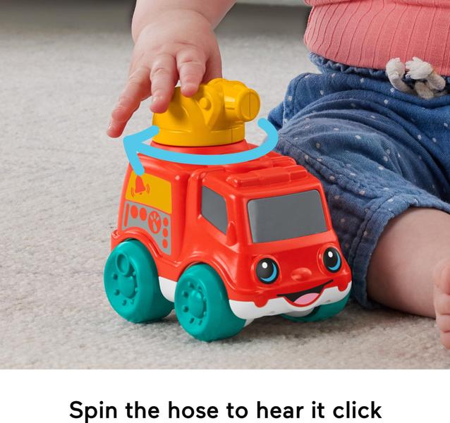 Imagem de Toy Fisher-Price Chime & Ride Fire Truck Push-Along por mais de 6 meses