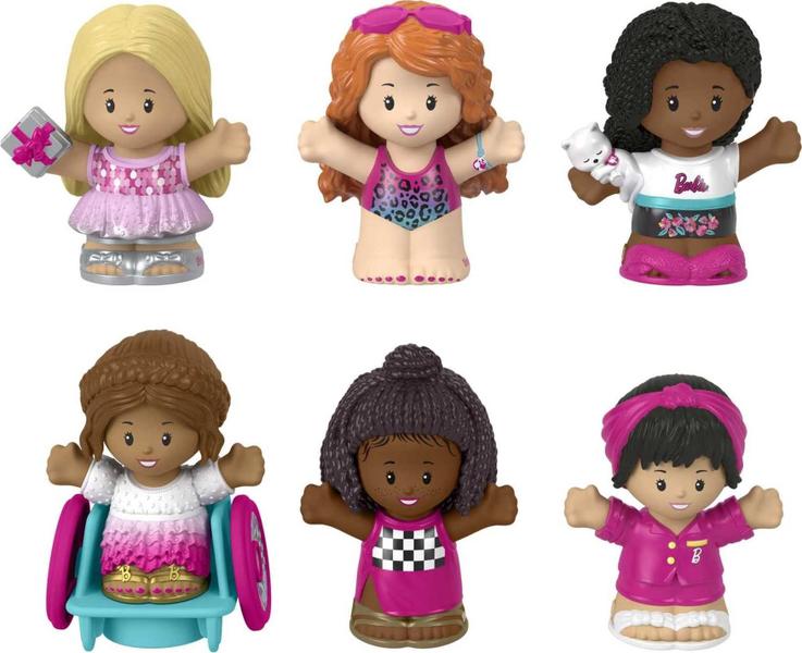 Imagem de Toy Fisher-Price Little People Barbie 6 bonecos para mais de 18 meses