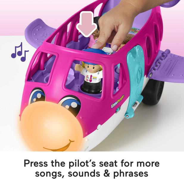 Imagem de Toy Fisher-Price Little People Barbie Dream Plane com mais de 18 meses