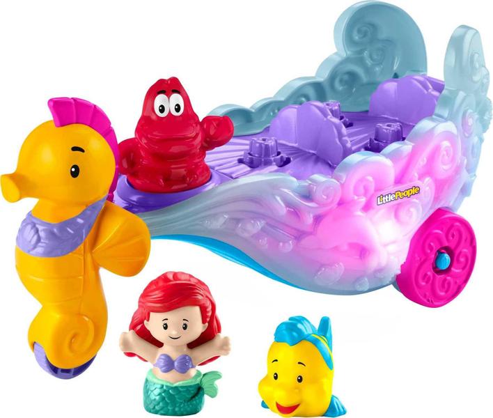 Imagem de Toy Fisher-Price Little People Disney Princess Ariel Carriage