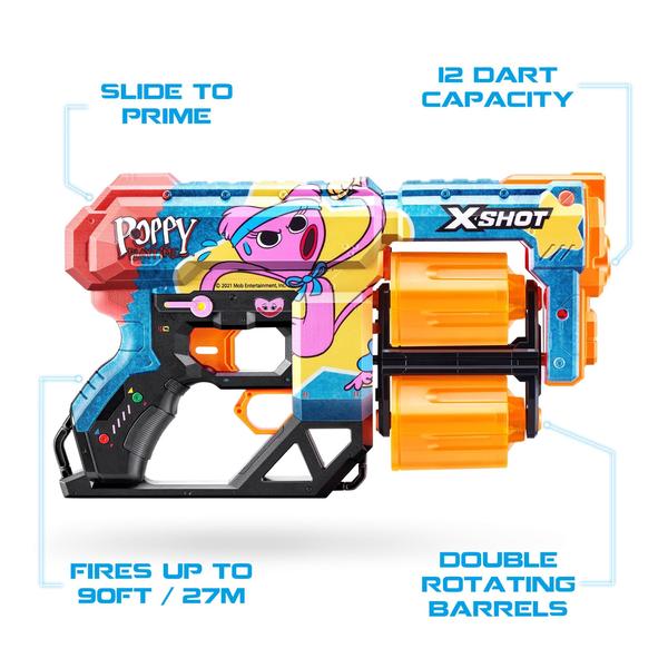 Toy Foam Blaster XShot Skins Dread Blaster Poppy Playtime Imagem de Toy Foam Blaster XShot Skins Dread Blaster Poppy Playtime