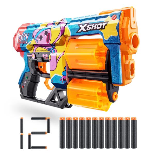 Toy Foam Blaster XShot Skins Dread Blaster Poppy Playtime Imagem de Toy Foam Blaster XShot Skins Dread Blaster Poppy Playtime