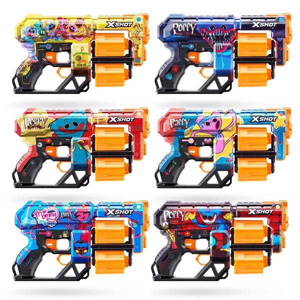 Toy Foam Blaster XShot Skins Dread Blaster Poppy Playtime Imagem de Toy Foam Blaster XShot Skins Dread Blaster Poppy Playtime