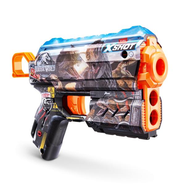 Imagem de Toy Foam Blaster XShot Skins Flux Blaster Jurassic World 2PK