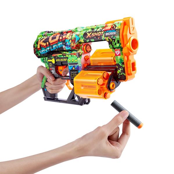 Imagem de Toy Foam Dart Blaster XShot Skins Dread - K.O by ZURU (24 dardos)