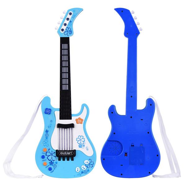 Imagem de Toy Guitar Wokex Kids Little Guitar com luzes rítmicas e som