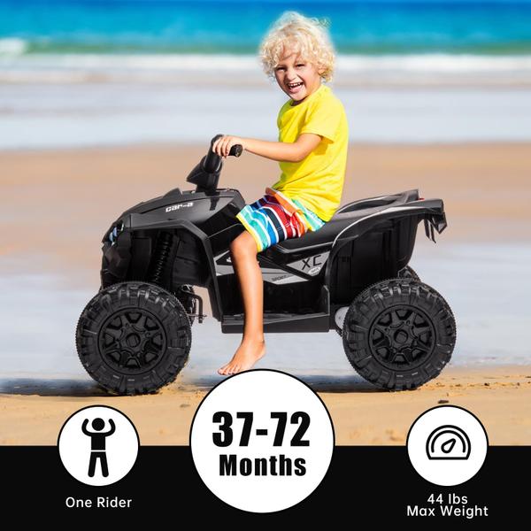 Imagem de Toy Kids ATV Ride on ACONEE 12V de 4 rodas com música e luzes