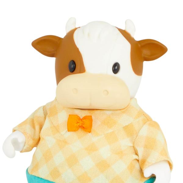 Imagem de Toy Li'l Woodzeez The FitzMoo Cow Family com 7 bonecos de mais de 3 anos