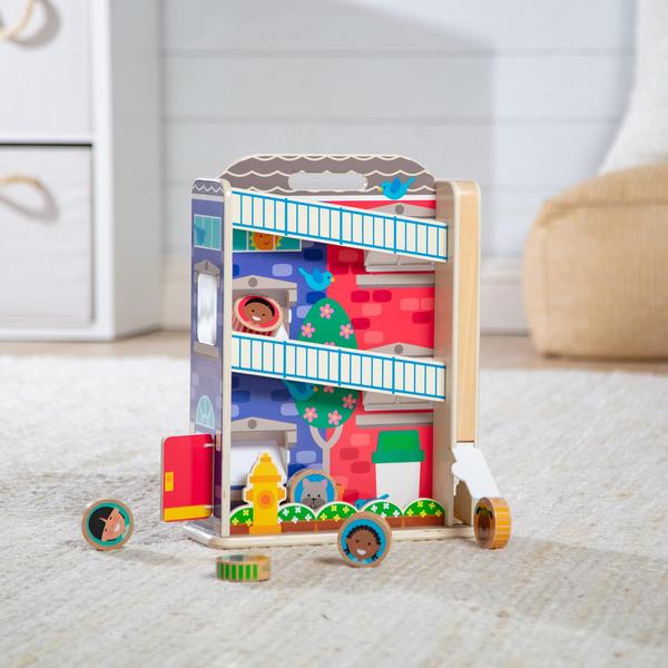 Imagem de Toy Melissa & Doug GO Tots Town House Tumble com discos