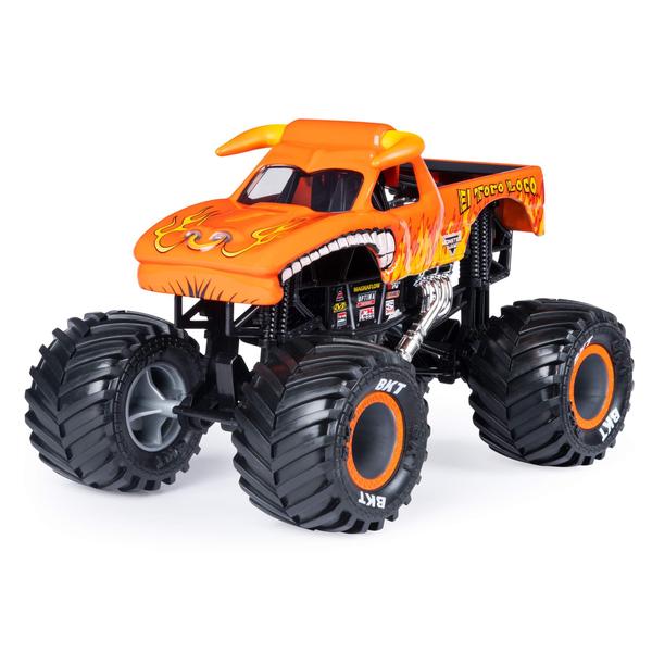 Imagem de Toy Monster Truck Monster Jam El Toro Loco em escala 1:24