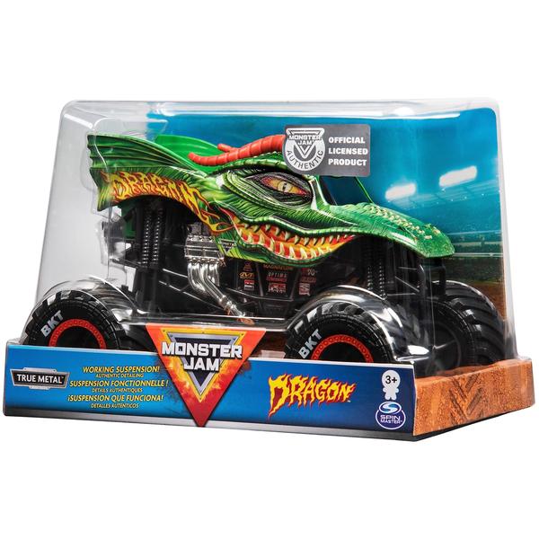 Imagem de Toy Monster Truck Monster Jam Official Dragon em escala 1:24