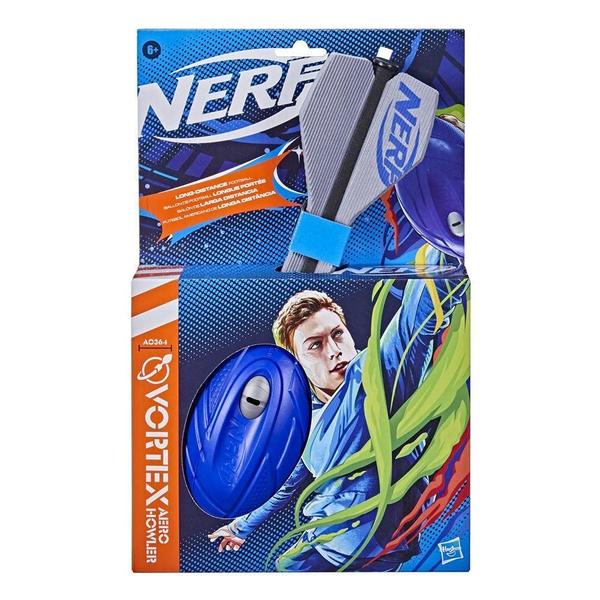 Imagem de Toy Nerf Vortex Aero Howler lançando futebol para crianças