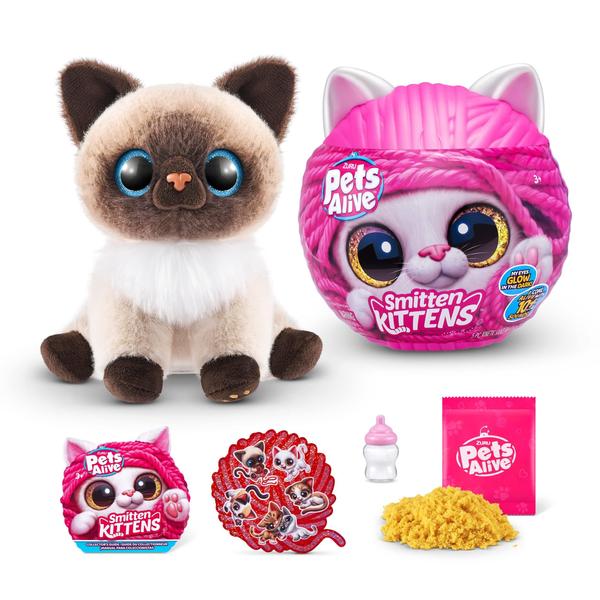 Imagem de Toy Pets Alive Smitten Kittens surpreende gato siamês Mooloo